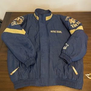 Vintage 90s Starter Notre Dame University Fighting Irish Puffer Jacket Men’s XL